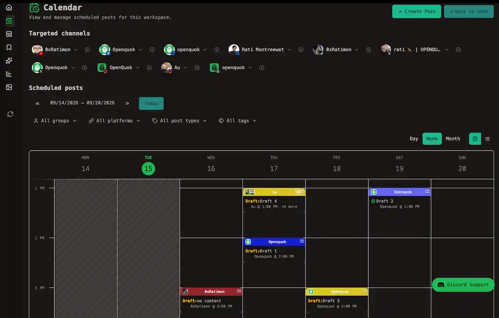 Calendar View