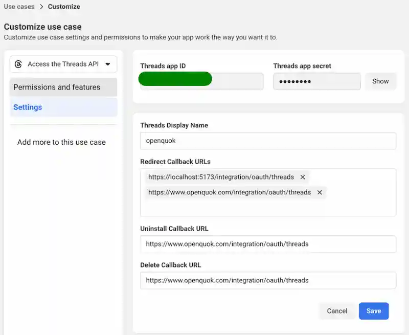 Step 5 - Scope a Meta App